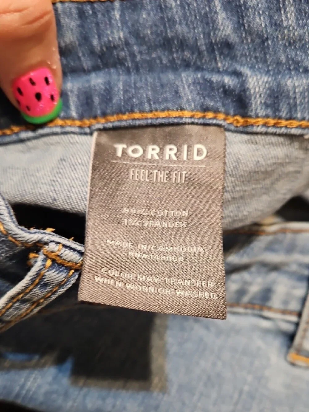 torrid cropped bermuda